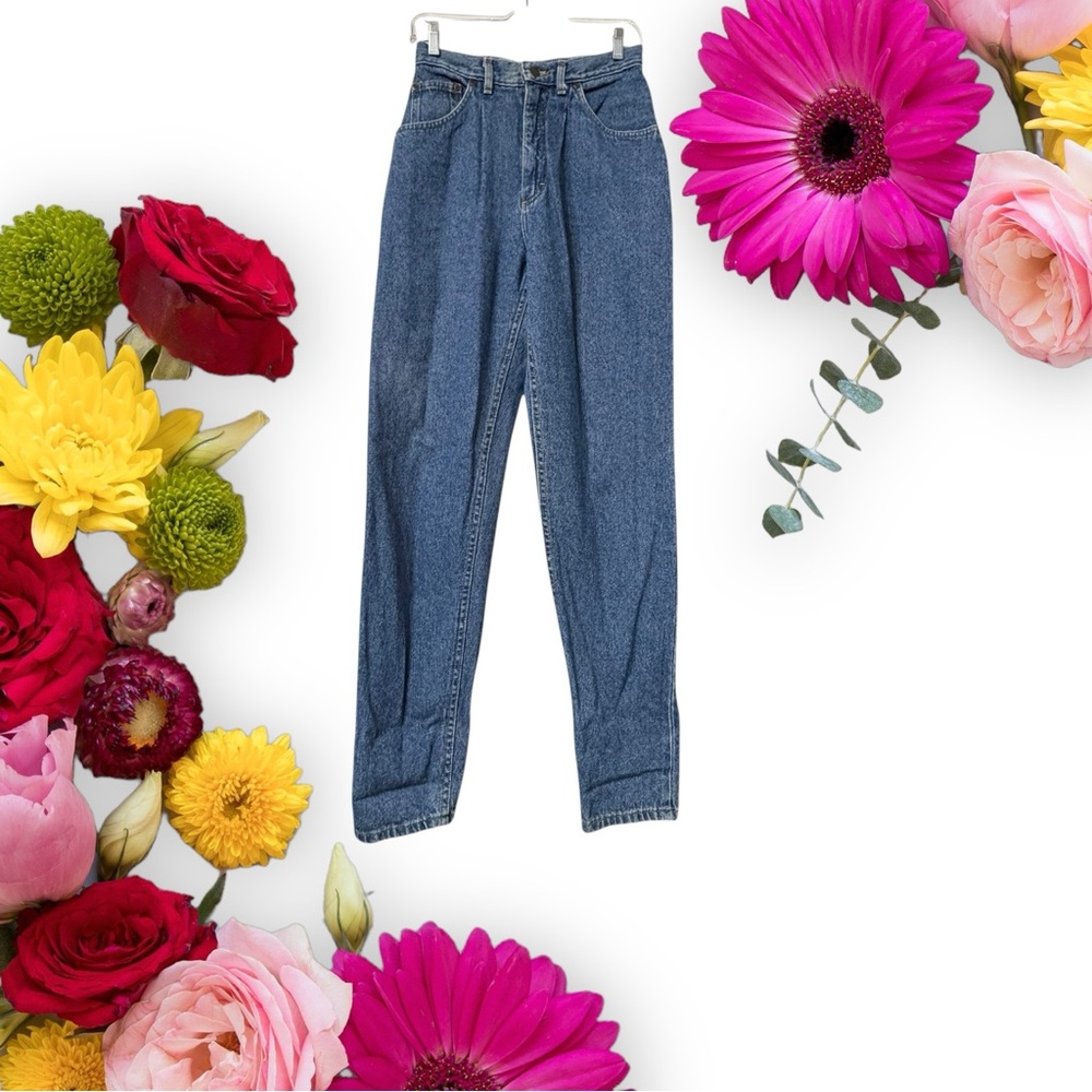 Vintage Lee High-Rise Tapered Jeans Classic Moms Jeans